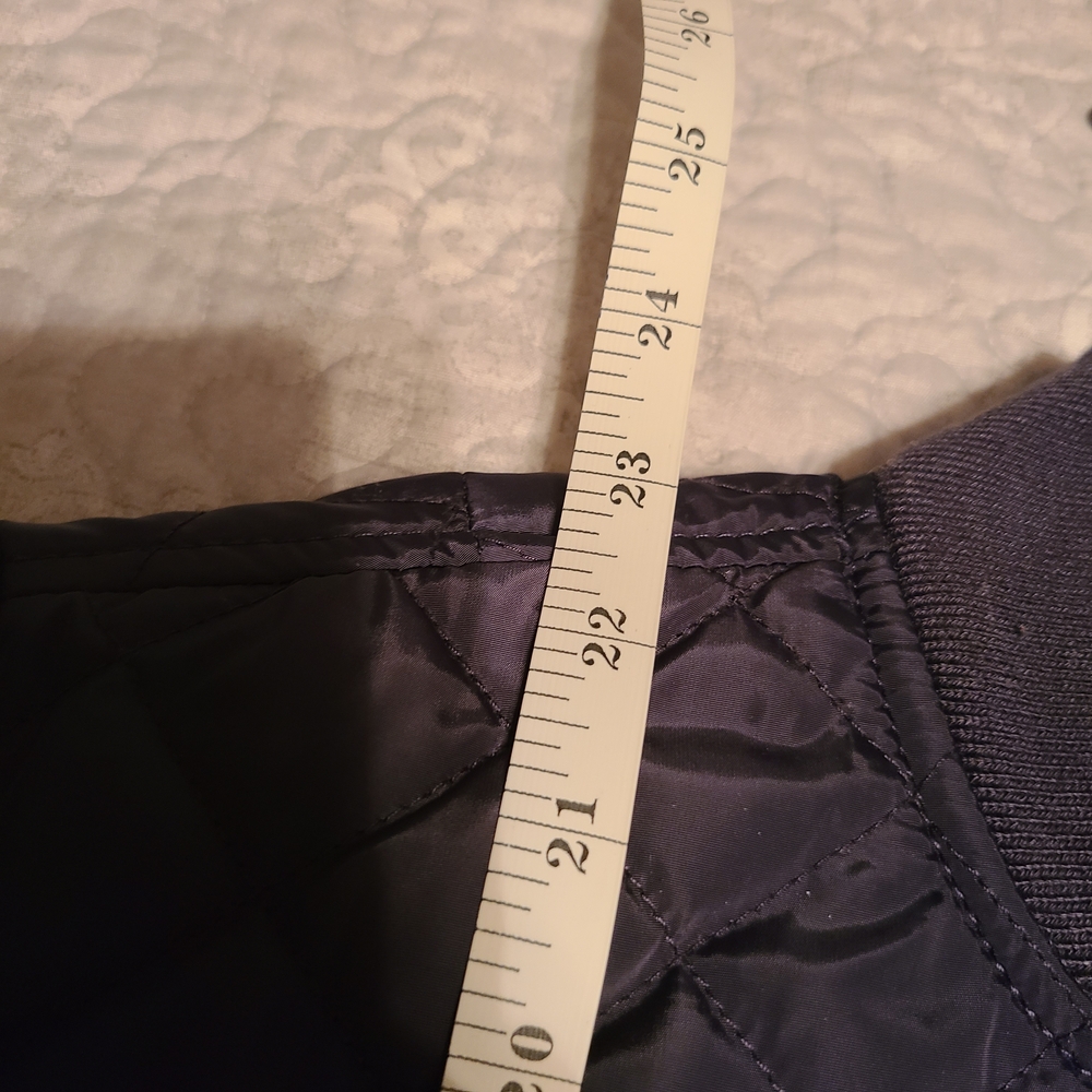 Levi's Quilted Blue Bomber Jacket - Picture 7 of 7